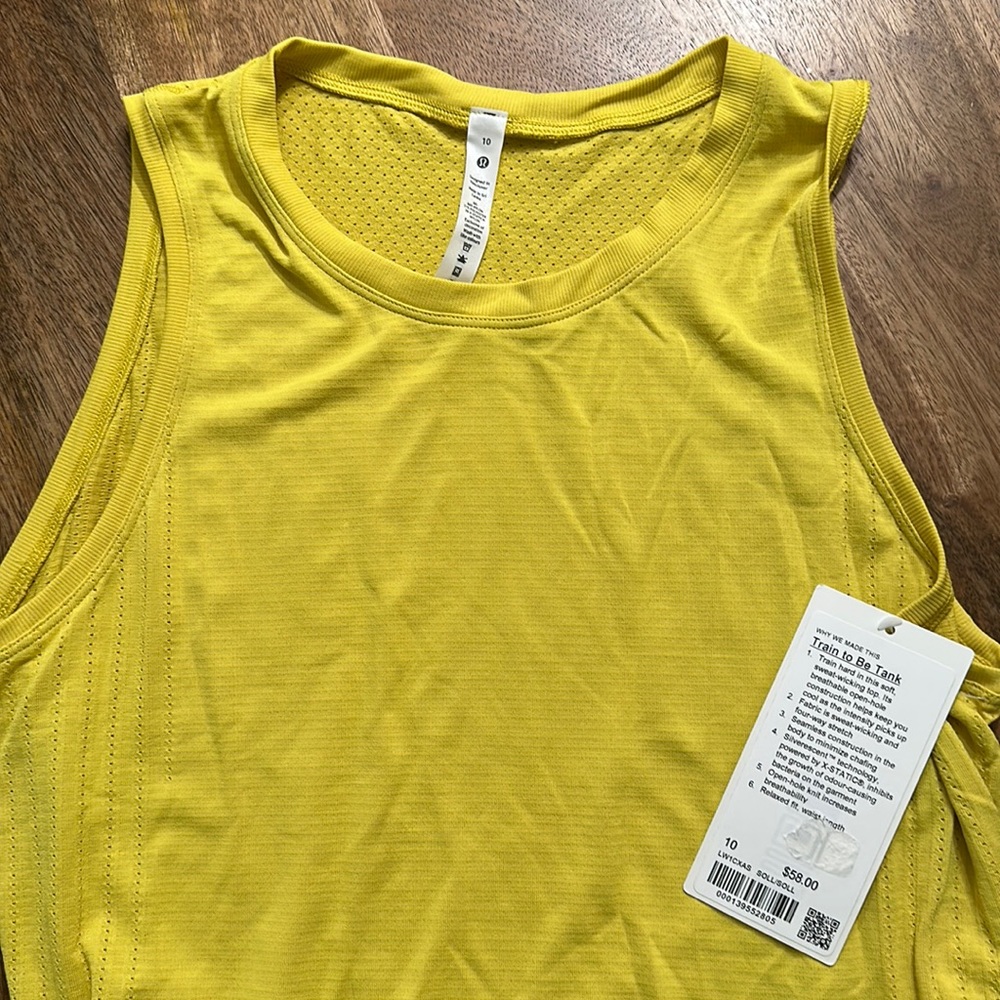 Lululemon Train to Be Tank